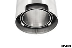 3D Design G45 X3 M50 Stainless Exhaust Tip Set featuring polished stainless steel construction on a white background