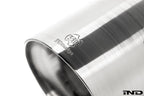 3D Design G45 X3 M50 Stainless Exhaust Tip Set featuring polished stainless steel construction on a white background