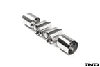 3D Design G45 X3 M50 Stainless Exhaust Tip Set featuring polished stainless steel construction on a white background