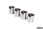3D Design G45 X3 M50 Stainless Exhaust Tip Set featuring polished stainless steel construction on a white background