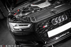 Eventuri black carbon intake system for Audi B9 S4 and S5, performance engine upgrade with sleek, high-quality materials
