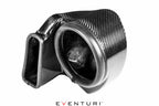 Eventuri black carbon intake system for Audi B9 S4 and S5, performance engine upgrade with sleek airflow ducts.