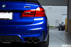 Acexxon F90 M5 rear reflector insert set featuring honeycomb design for exterior car customization.
