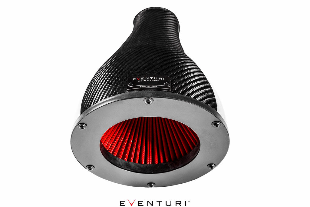 Eventuri black carbon intake system for Audi B9 RS4/RS5 showcasing sleek design and performance features.