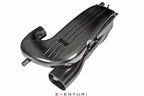 Eventuri Mercedes W205 C63 AMG Black Carbon Intake System V2 showcasing sleek carbon fiber design and performance features.