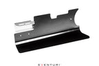Eventuri black carbon Stage 3 intake system for Audi 8V RS3 and 8S TTRS, performance upgrade, with sleek black carbon finish.