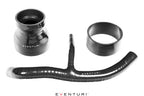 Eventuri black carbon Stage 3 performance intake system for Audi 8V RS3 and TTRS 8S models, featuring sleek design and high airflow.
