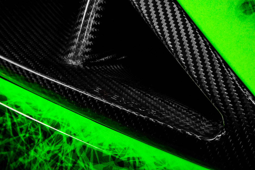 Eventuri black carbon headlamp race duct for Toyota A90 Supra, showcasing sleek design and performance features.