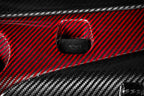 Eventuri FK8 and FL5 Civic Type-R carbon Kevlar engine cover showcasing sleek, lightweight performance design with detailed branding.