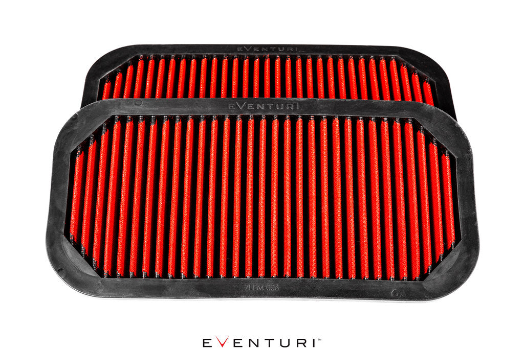 Eventuri black carbon intake system for Mercedes GLC63S AMG, showcasing sleek design and performance features.