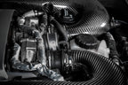 Eventuri black carbon intake system for Mercedes GLC63S AMG, showcasing sleek design and high-performance features.