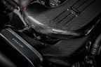 Eventuri Mercedes GLC63S AMG black carbon intake system showcasing sleek design and high-performance features.