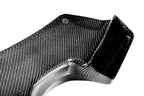 Eventuri black carbon intake system for BMW F4X M135i M235i and F39 X2 35i B48 performance engine, showing air filters and tubing.