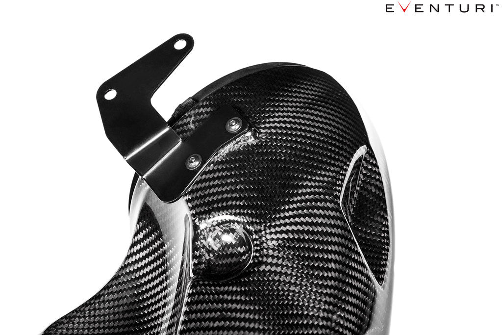 Eventuri Mercedes C190 / R190 AMG GT / GTS / GTR Black Carbon Intake + Engine Cover - Gloss