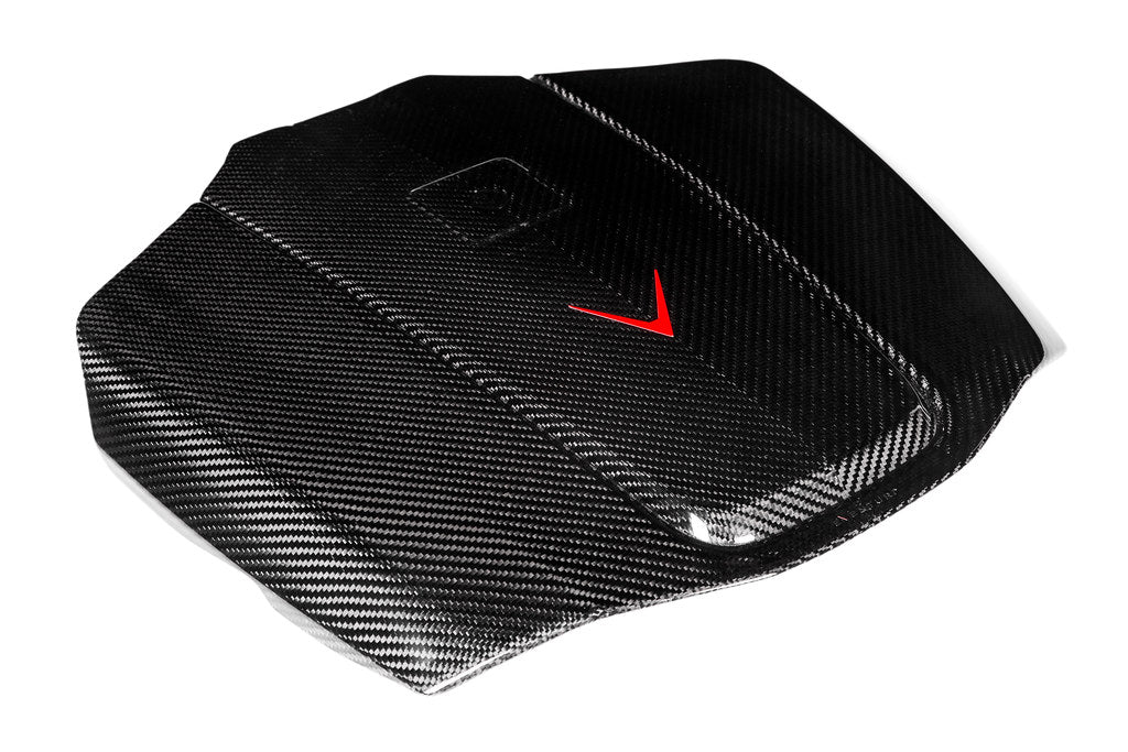 Eventuri Mercedes C190 / R190 AMG GT / GTS / GTR Black Carbon Intake + Engine Cover - Gloss