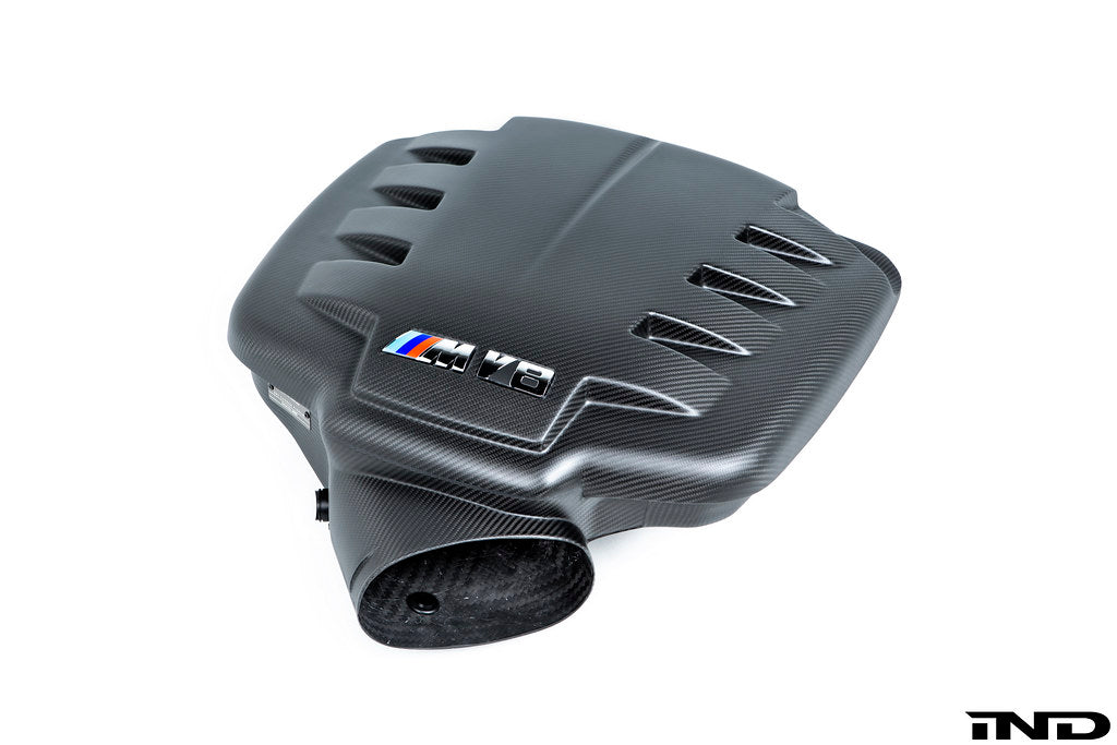 Eventuri BMW E9X M3 (S65) Black Carbon Inlet Plenum - Gloss