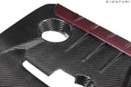 Eventuri carbon engine cover for GR Corolla and GR Yaris, showcasing sleek, lightweight performance design with visible carbon fiber.