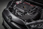 Eventuri carbon engine cover for Toyota GR Corolla and GR Yaris, performance upgrade with sleek black carbon fiber finish.