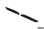 Acexxon G42 2-Series M-Sport rear reflector insert set in honeycomb design for exterior vehicle styling.