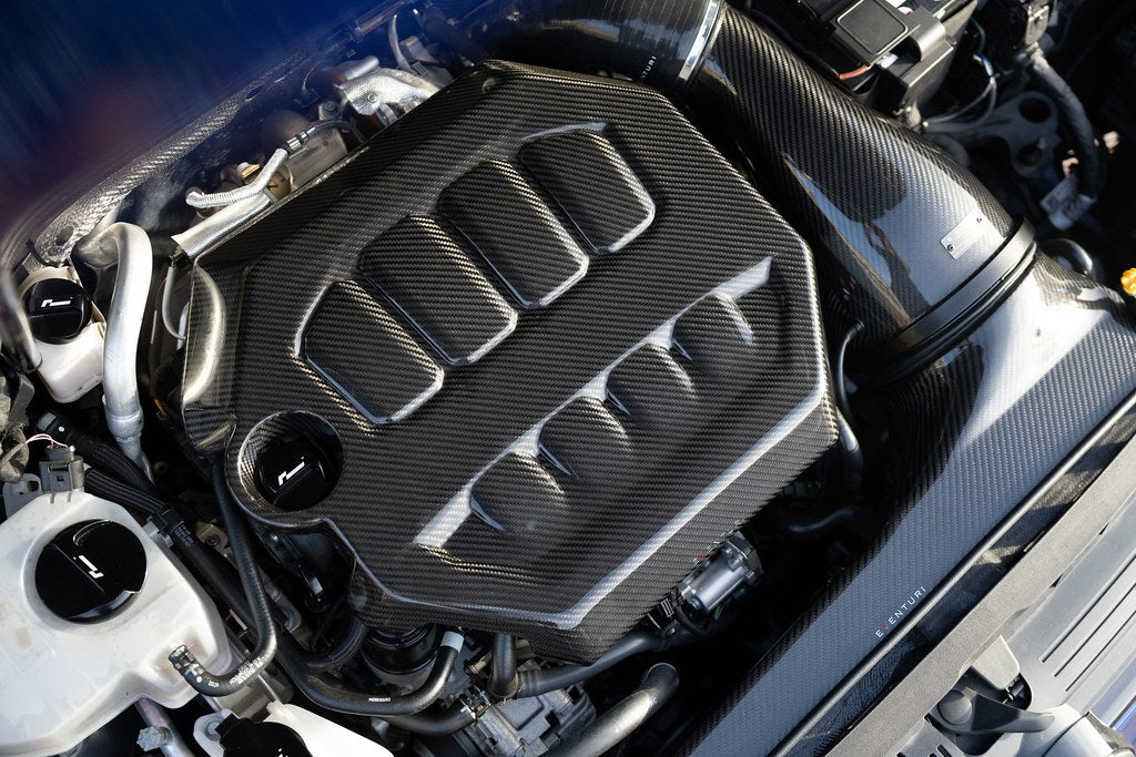 Eventuri VW Golf MK8 GTI / R Black Carbon Engine Cover