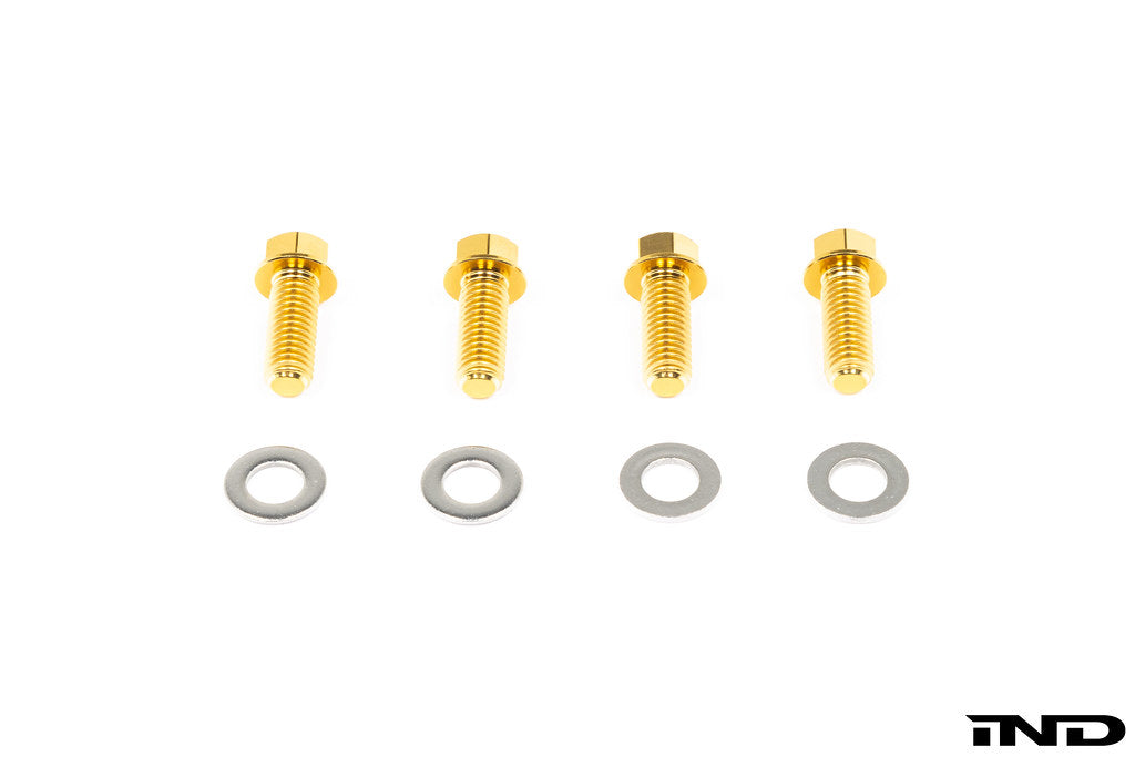 Rogue Engineering Exhaust Brace Titanium Hardware Kit - Gold Anodized