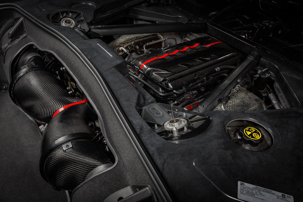 Eventuri Chevrolet C8 Corvette Black Carbon Engine Cover