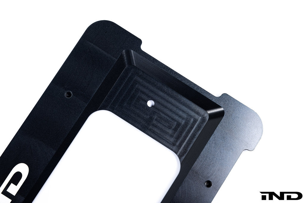 Rogue Engineering x IND BMW CNC Billet License Plate Bracket