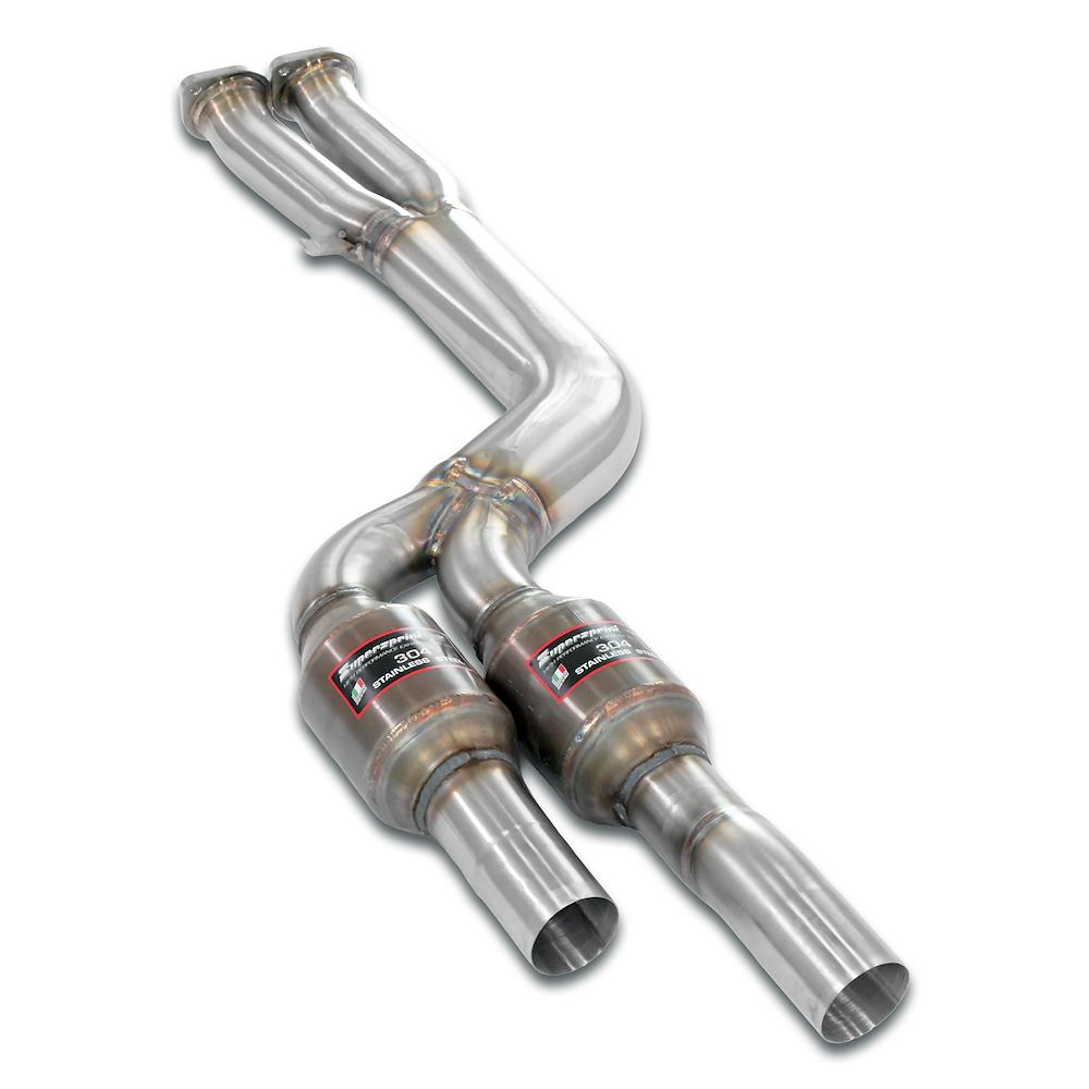 Supersprint BMW F97 X3M / F98 X4M Pre-LCI Front J-Pipe With Metallic Catalytic