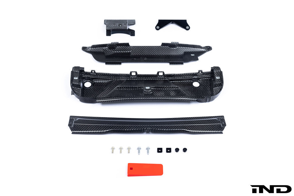 Slon Workshop E46 M3 Carbon Front Triangulating Reinforcement Kit