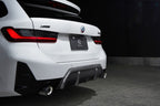 3D Design G20 3-Series LCI M-Sport Carbon Rear Diffuser - 2-Tip