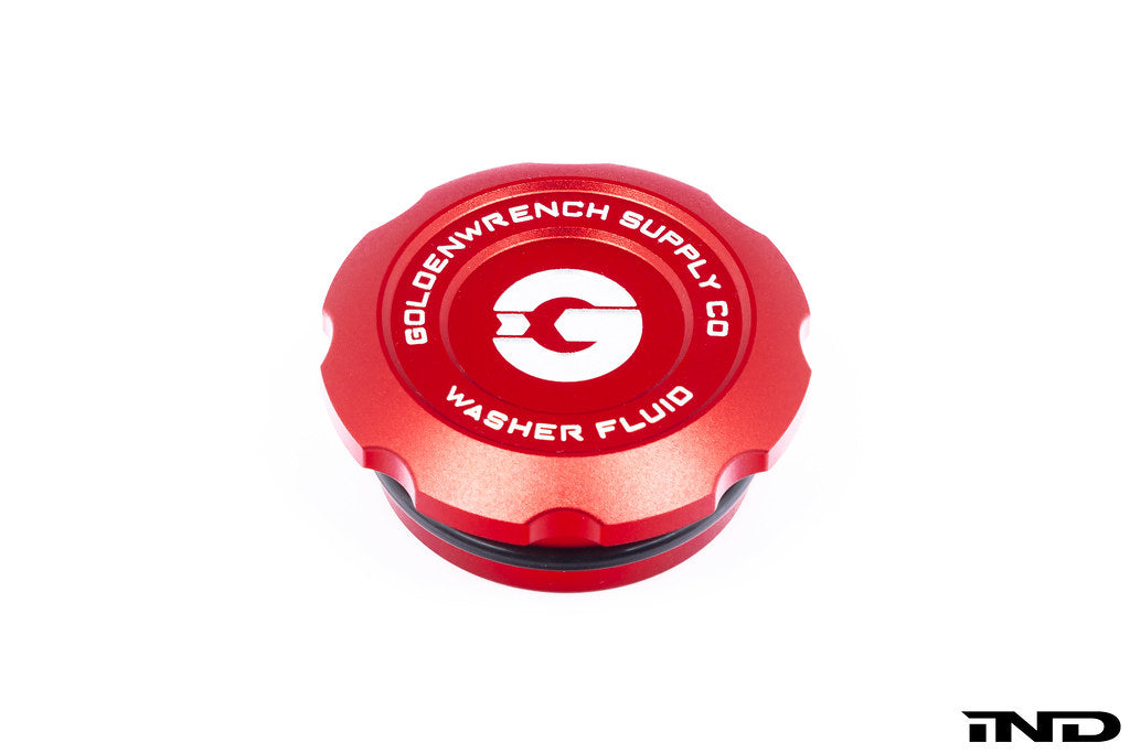 GR Corolla Billet Washer Fluid Cap | Goldenwrench Blackline