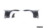 Alpha-N G87 M2 Carbon Front Fender Set - V2 with Blades