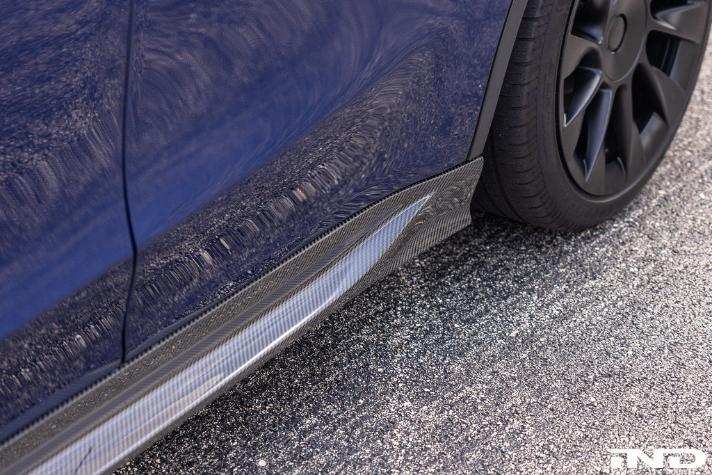Vorsteiner Tesla Model Y Carbon Aero Side Skirt Set