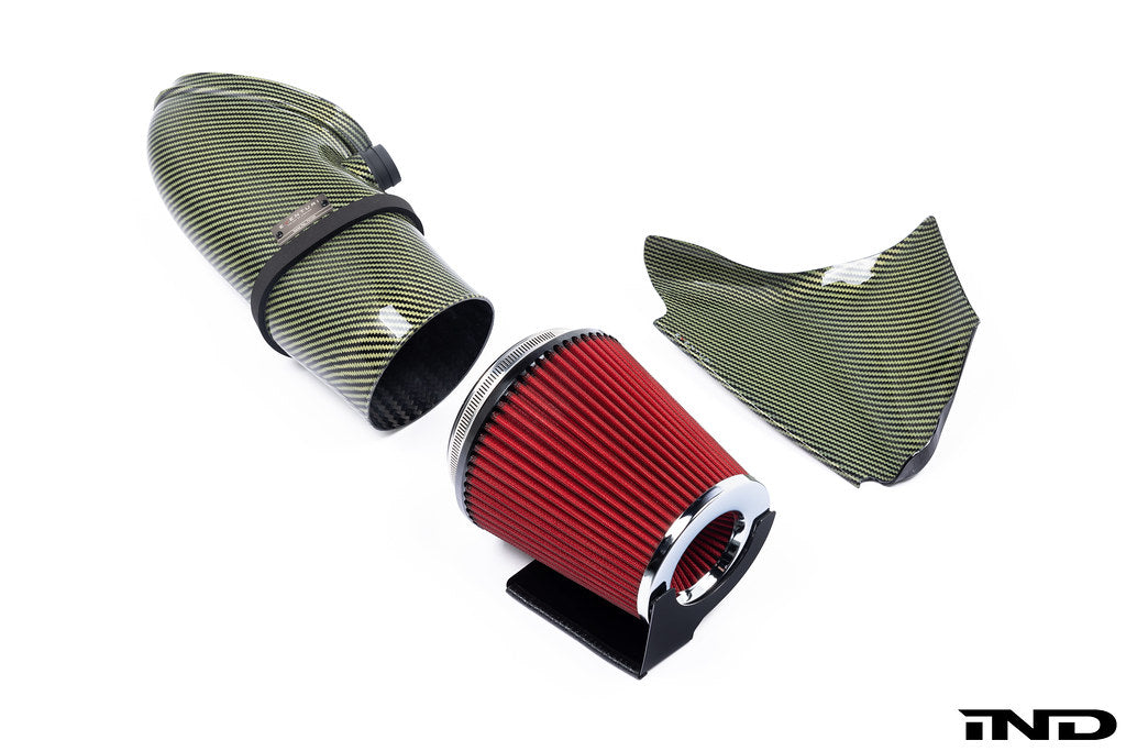 Eventuri BMW E9X M3 (S65) Colored Kevlar Intake System - Yellow
