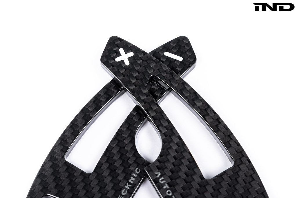 AutoTecknic E-Chassis Dry Carbon Competition Shift Paddle Set - DCT