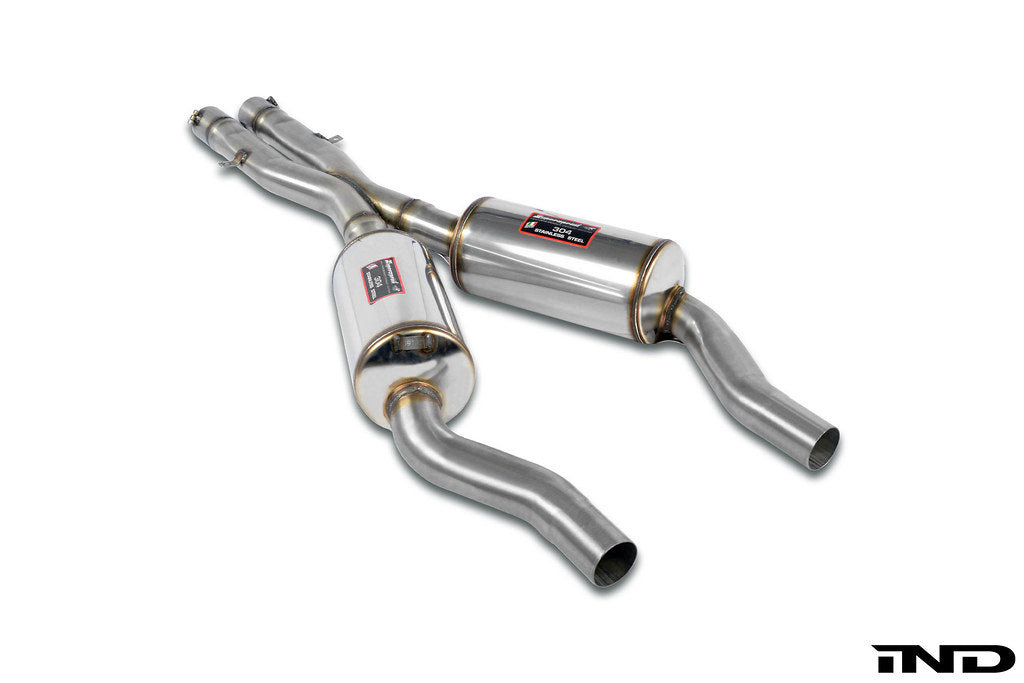 Supersprint E39 M5 Stainless Center X-Pipe - Resonated