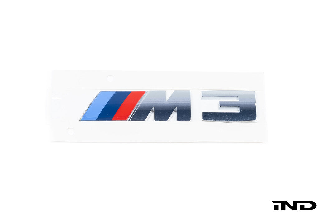 BMW F80 M3 OE Chrome Trunk Emblem