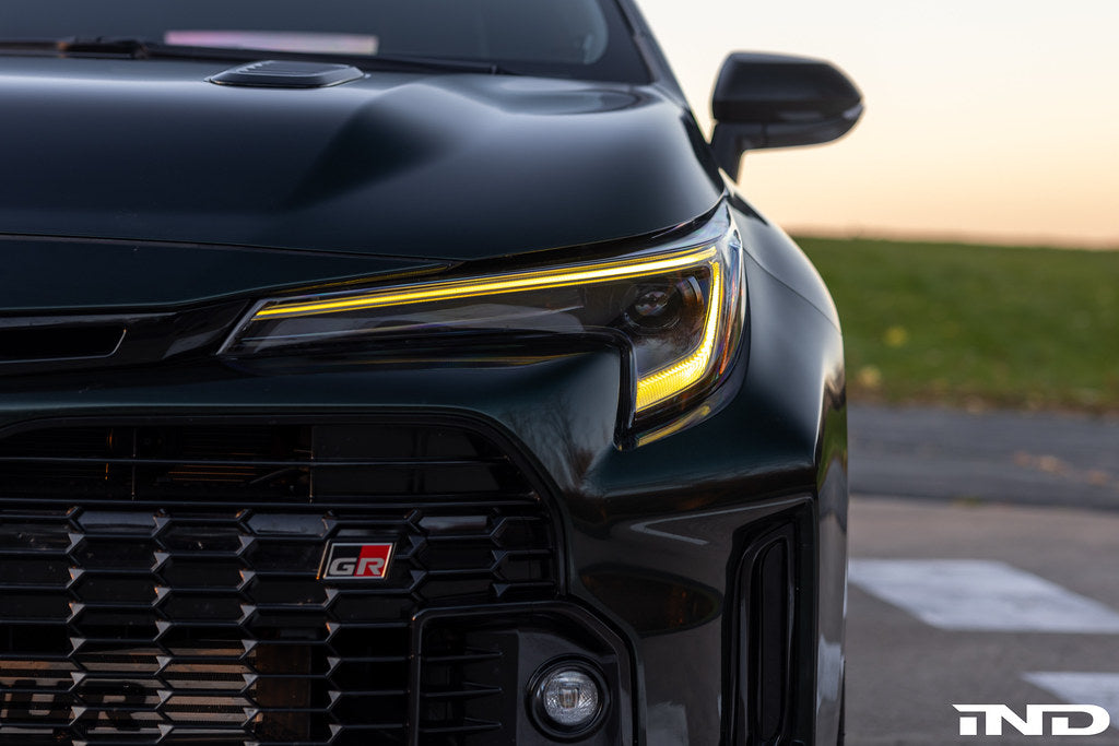 Motorsport+ E210 GR Corolla Race Style Yellow DRL LED Module Set - V2