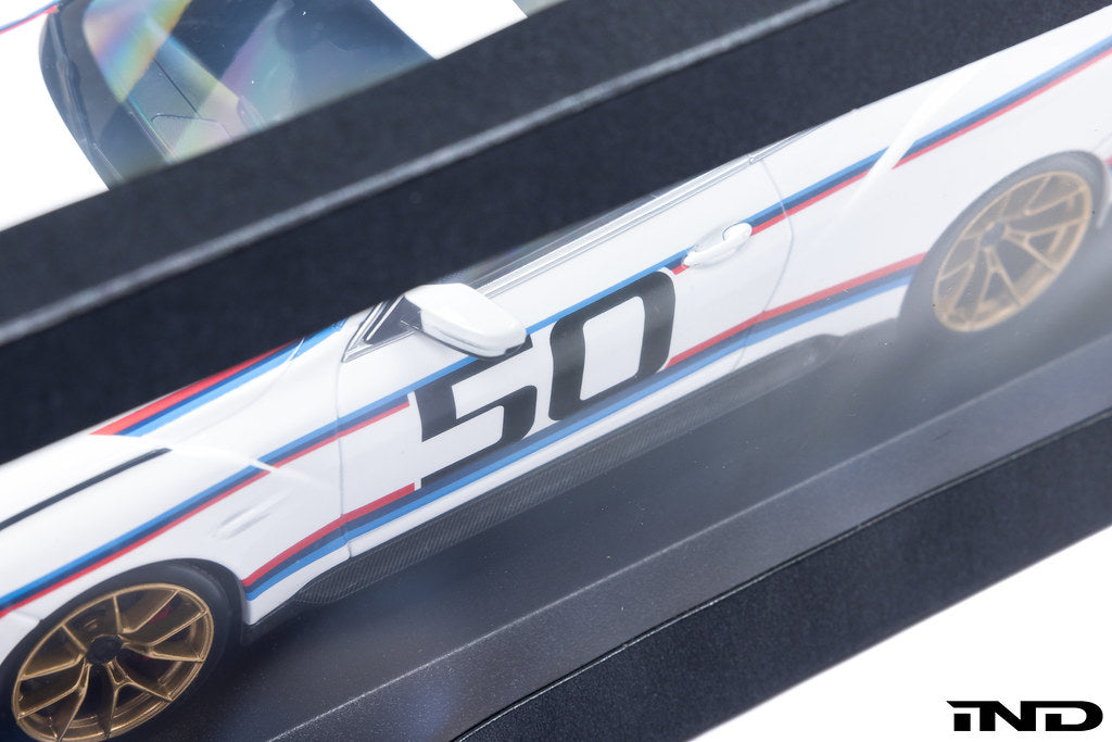 BMW G82 3.0 CSL 50 Jahre M Diecast Car - 1:18 - iND Distribution