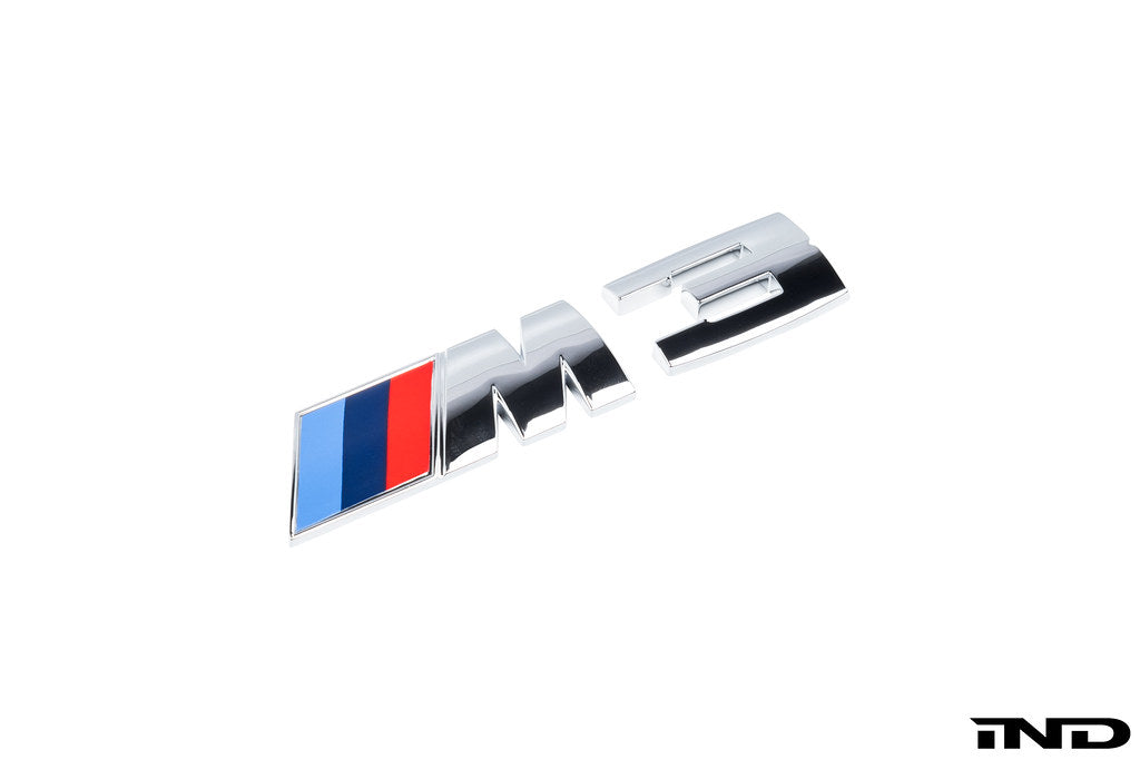 BMW E9X M3 OE Chrome Trunk Emblem from IND DIstribution