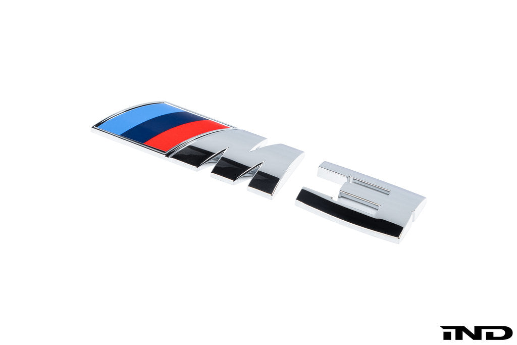BMW E9X M3 OE Chrome Trunk Emblem from IND DIstribution