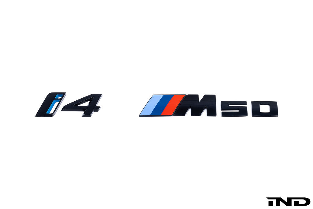 BMW G26 i4 Trunk Emblem - Gloss Black