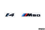 BMW G26 i4 M50 Trunk Emblem - Gloss Black