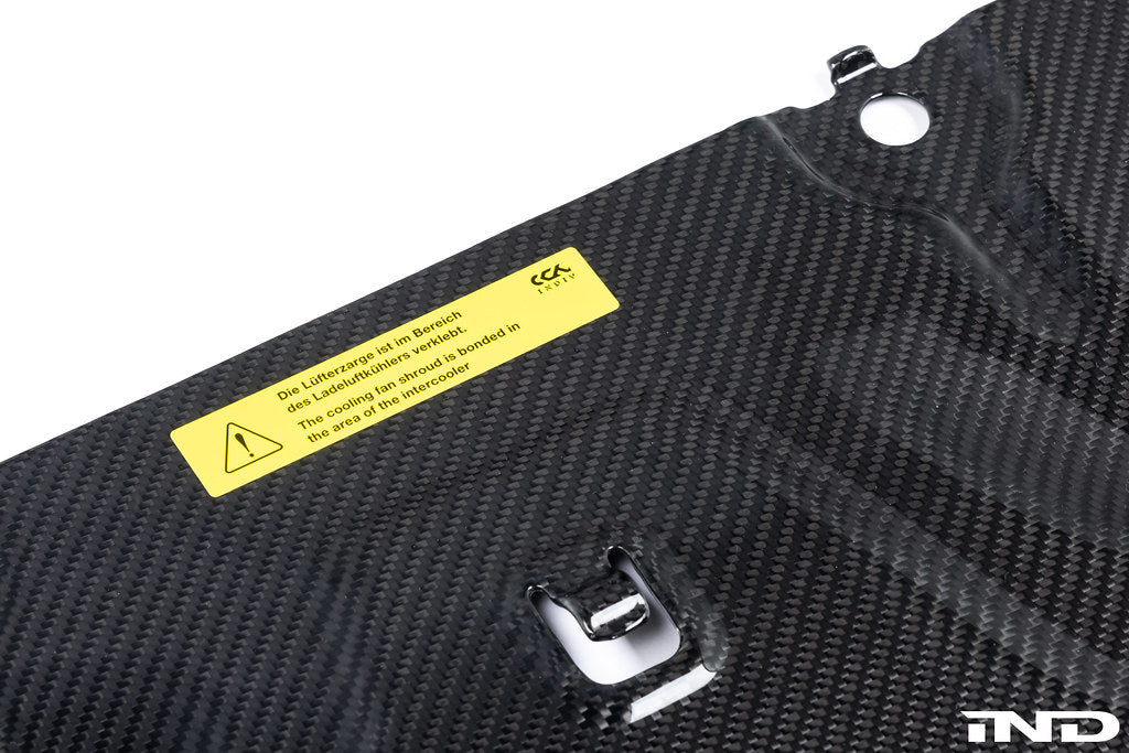 Indiv F90 M5 Carbon Cooling Shroud Cover