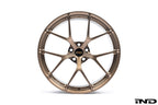 BBS 9J1 Taycan FI-R 21-inch wheel set with multi-spoke design, shown on a vehicle, showcasing sleek performance wheels.