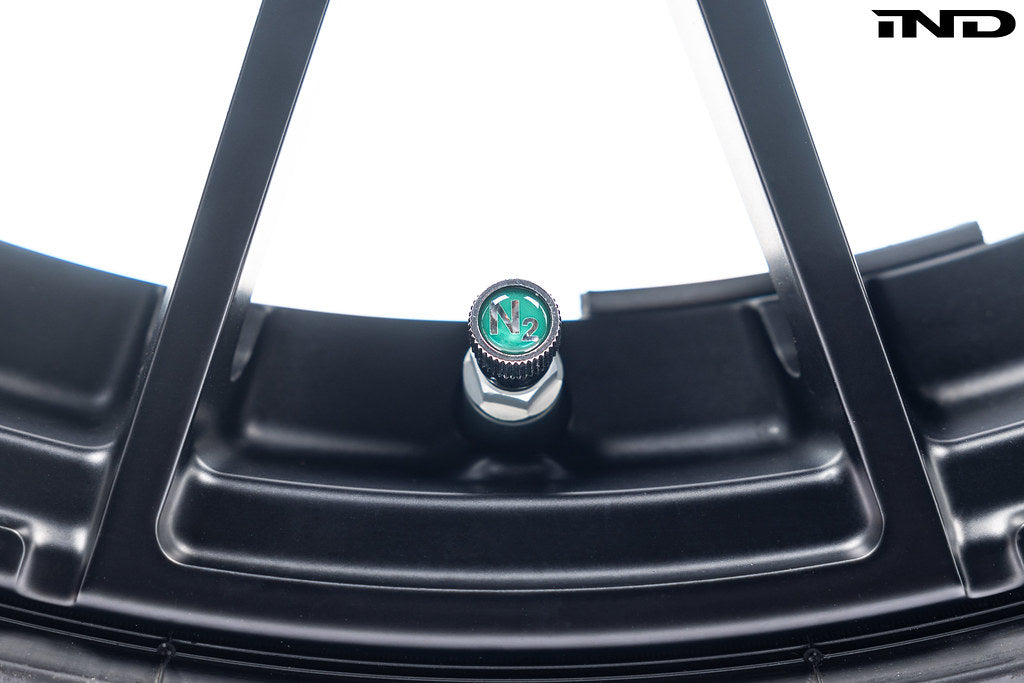 BMW Nitrogen Valve Stem Cap Set - Silver