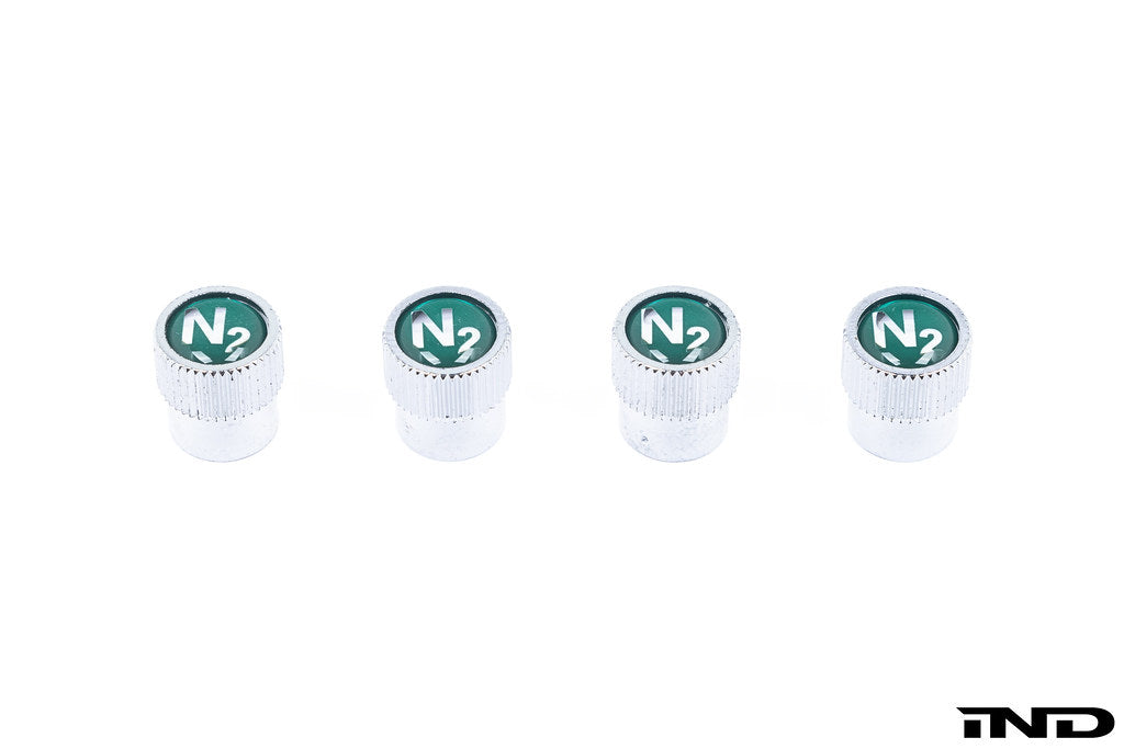 BMW Nitrogen Valve Stem Cap Set - Silver