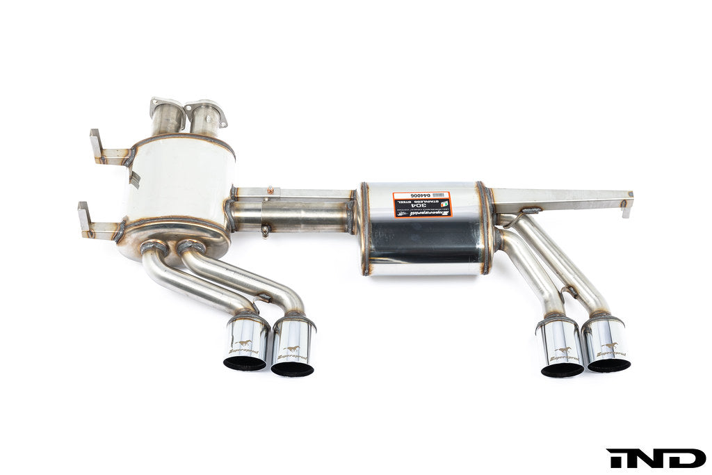 Supersprint E46 M3 Stainless Rear Exhaust - Race