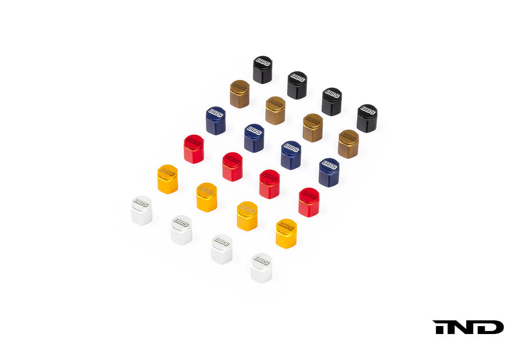 BBS Metal Valve Stem Cap Set