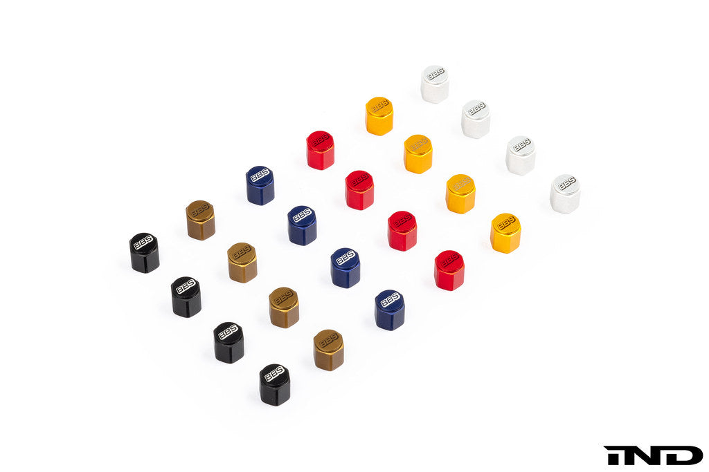 BBS Metal Valve Stem Cap Set